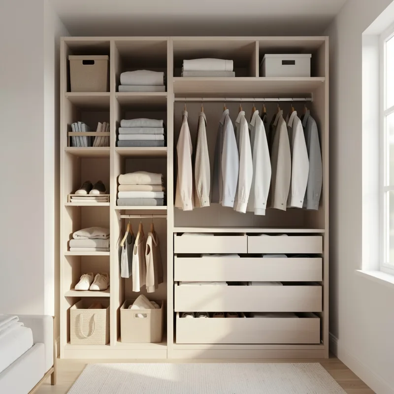 Dressing sur mesure IKEA PAX : planifier et monter le tien